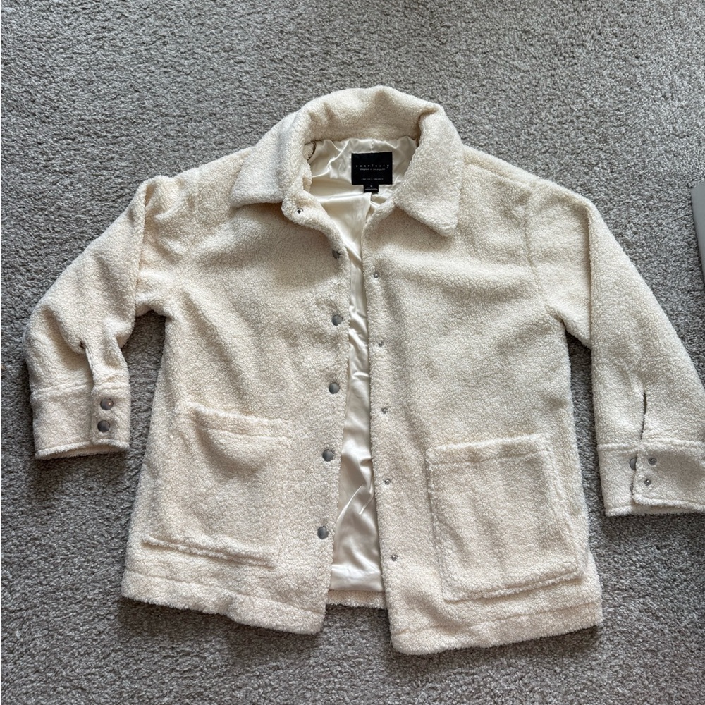 Cream Teddy Jacket